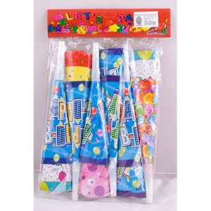Horn, Party, Paper-1300 6 Pcs/Pkt 18Cm
