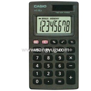 HS-8LV Pocket Size Calculator 8 Digits Casio 2 Way