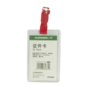 Id Card Holder Erect - 4661 50PcsPack Sunwood