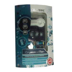 In-Ear Earphone Crystalica Max Cliptec Blue