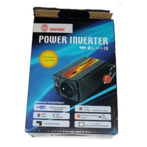 Inverter 12VDC Input With Cig Lighter Plug — Solar Application 150W Sunpower