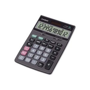 J-120F Desk Top Calculator 12 Digits Casio 2 Way