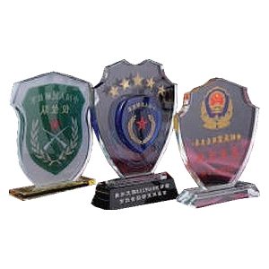 K9 Crystal Shield Trophy – 17.5x12cm with Rectangular Base | Sunpower Edition Award