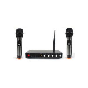 Karaoke Wireless Microphone System, Dual Channel, 2 Microphones + Mixer Maono