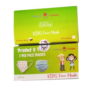 Kids Face Mask, 3 Ply, Hello Kitty Printed, In Pack Of 50
