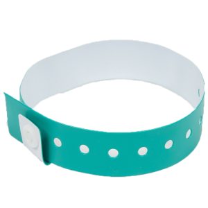 L SHAPED VINYL WRISTBANDS TURQUOISE