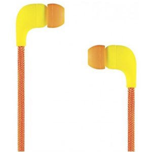Lace Multimedia In-Ear Earphone With Microphone Cliptec Orange