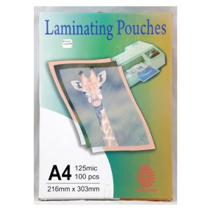 Laminating Pouch 100/Pkt A4 125Micron