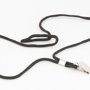 Lanyard With Detachable Base Black