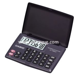 LC-160LV-WE-W Pocket Size Calculator 8 Digits Casio Batt Black / White