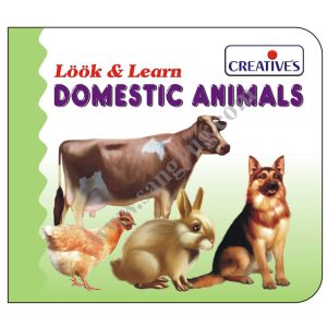 Look & Learn Board Book- Dom. Animals