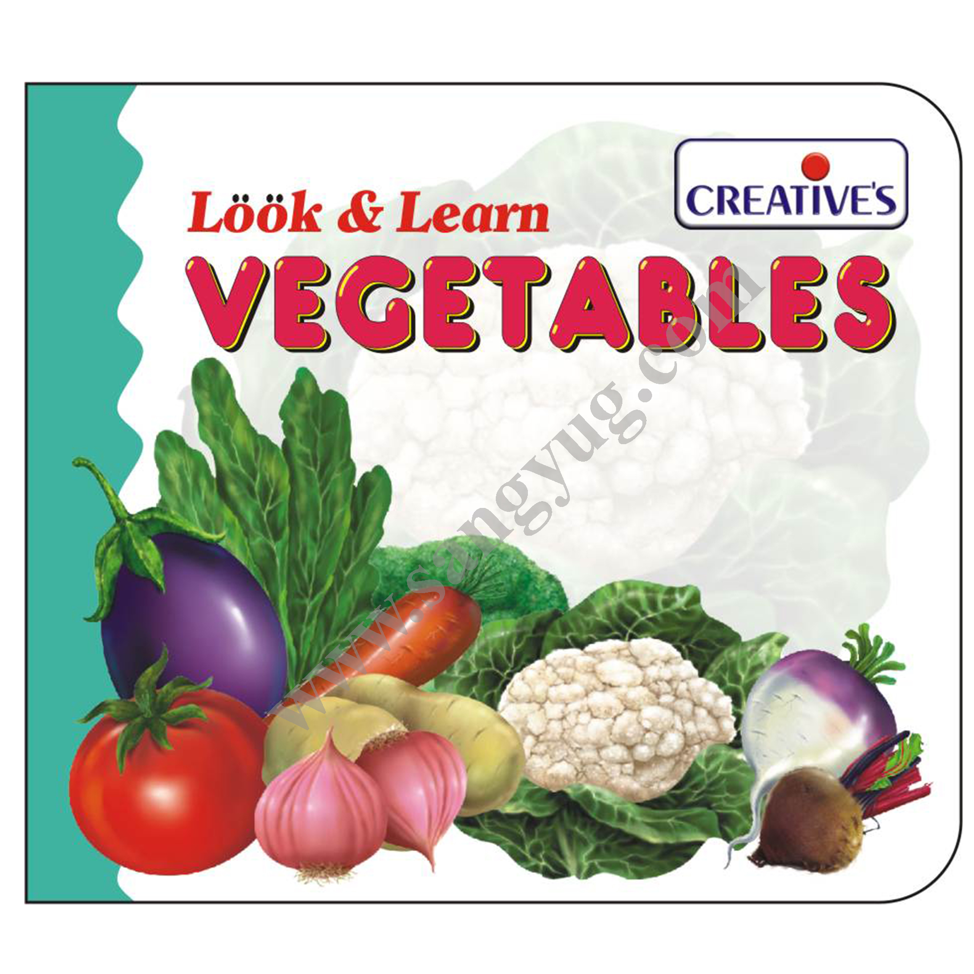 Look & Learn Board Book- Vegetables Creative