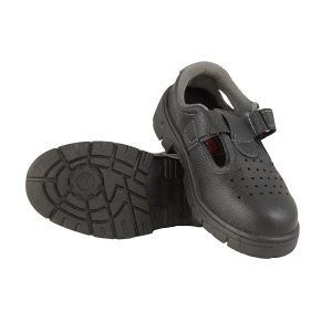 Low Cut Safety Shoe With Velcro 45 Sunpower Black