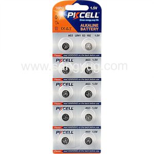 LR41/192 Button Cell Pack of 10, PKCELL — Reliable Power for Everyday Devices