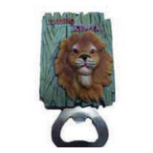 Lion Magnet Bottle Opener, Sunpower Magnet Polyresin