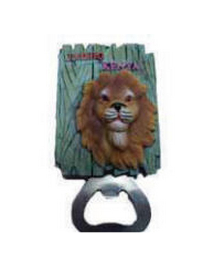 Lion Magnet Bottle Opener, Sunpower Magnet Polyresin