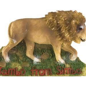 Magnet, Animal Head, 3D, Lion Sunpower Magnet Polyresin