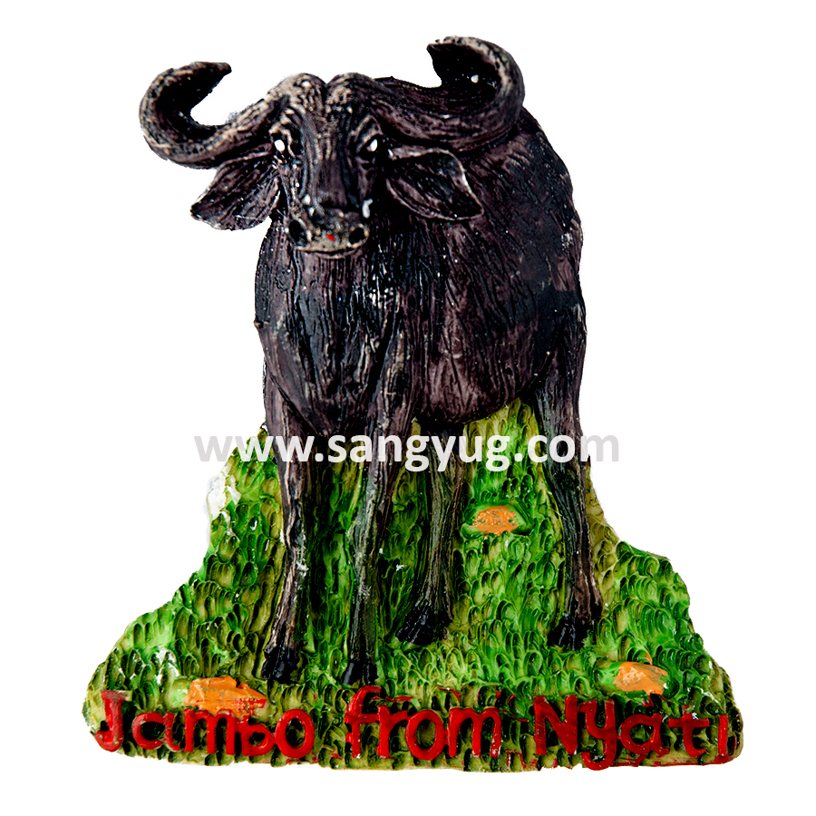 Magnet, Buffalo, Full Body Sunpower Magnet Polyresin