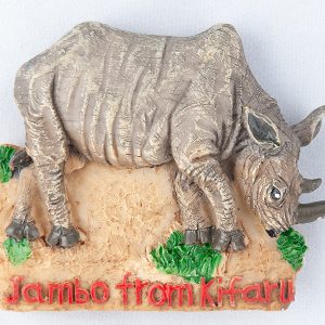 Magnet, Rhino, Full Body Sunpower Magnet Polyresin