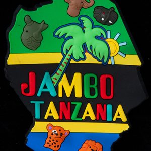 Magnet, Tanzania Flag, Pvc, Rubber 11*4.5Cm Sunpower Magnet Rubber