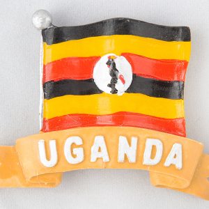 Magnet, Uganda Flag Sunpower Magnet