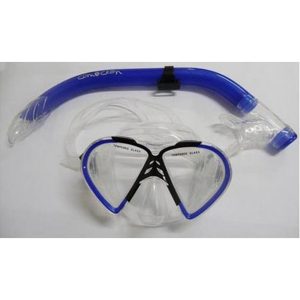 Mask & Snorkel Set (2In1 Combo Set) Silicon Skirt + Tpr Strap. Comocean