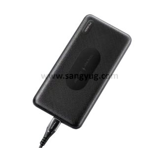 Mcdodo Sailing Series 7.5W/10W Pd +Qc3.0 Wireless Power Bank 10000Mah With Holder Function-Black