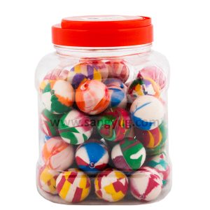 Elastic Ball Size 32# 60pcs In Transparent Tin