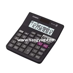 MJ-12Da Desktop Calculator Big Display, 150 Steps Check 12 Digits Casio 2 Way Black
