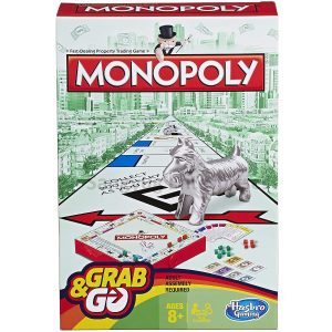 Monopoly Grab & Go, Ge 8 Plus, Hasbro Gaming