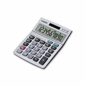 MS-100FM Desk Top Calculator 10 Digits Casio 2 Way