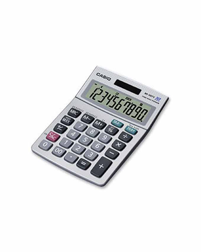 MS-100FM Desk Top Calculator 10 Digits Casio 2 Way