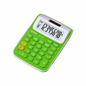 MS-6NC-GN Desk Top Calculator 8 Digits Casio 2 Way Green
