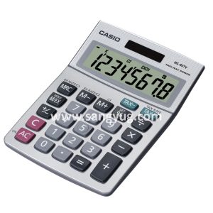 MS-80B Desk Top Calculator 8 Digits Casio 2 Way