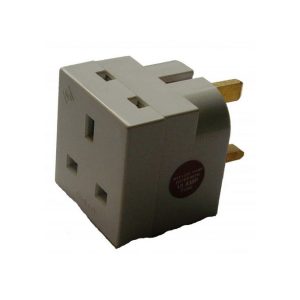 Multi Plug with Fused 2-Way – Deta Dual Outlet Adapter for Safe, Convenient Power Access