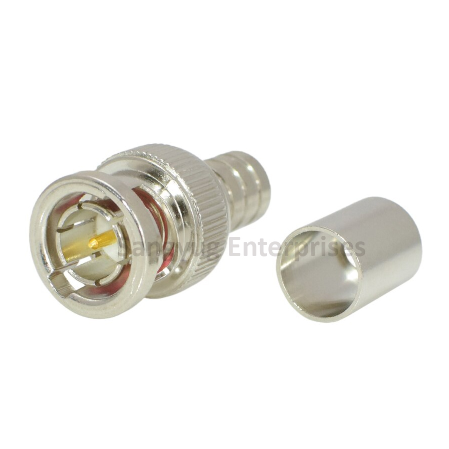 N Type Connector Copper Silver – High-Frequency RF Coaxial Connector for Secure Signal Transmission