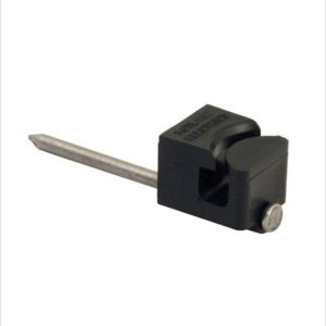 Nail On Insulator, W S, White Plastic