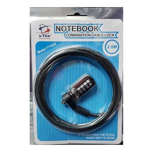 Notebook Combination Lock Universal Type Also Works With Mac, 2.0M S-Tek