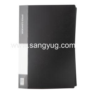 Office Clear Book 10 Pocket, Assorted Colors