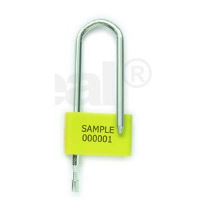 Padlock Security Seal Metal, Length 64Mm, Steel Wire Dia 4Mm