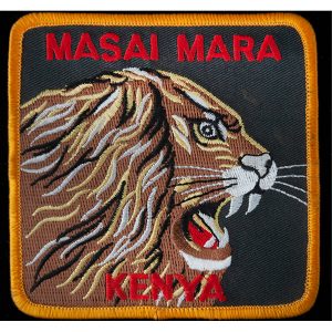 Patch Masai Mara, Square 4inch Sunpower Badge Embroided