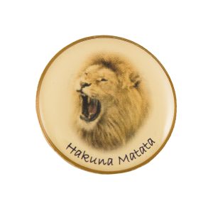 Pin, Metal, Lion Sunpower Pins Metal