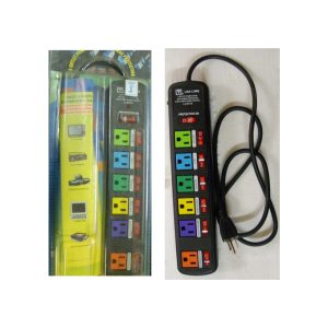 Extension Socket with Surge Protection – 6-Way Lianlong | Durable Power Strip