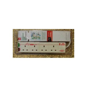 Extension Socket with Surge Protection, 2M Cable, 6-Way – Lianlong