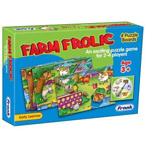 Farm Frolic, 4 Puzle Boards Frank