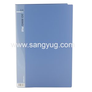 Filing Accessories 3-O Ring File With 1 Side Pocket A4 Sunwood