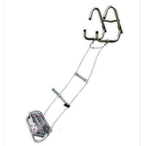 Fire Escape Steel Ladder With Hook 30 M = 98 Feet - FIRELADDER-30M-STEEL