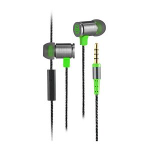 Fire-Bullet In-Ear Gaming Earphone With Microphone Cliptec Green