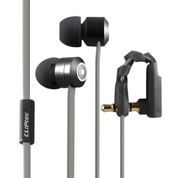 Cliptec Fiesta-Sonic Multimedia Earphone With Microphone And Controller(Silver)