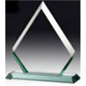 Kite Shape Crystal Glass Trophy – Height 180mm, Thickness 10mm | Shop Online in Nairobi, Kenya
